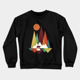 Bear In Whimsical Wild Crewneck Sweatshirt